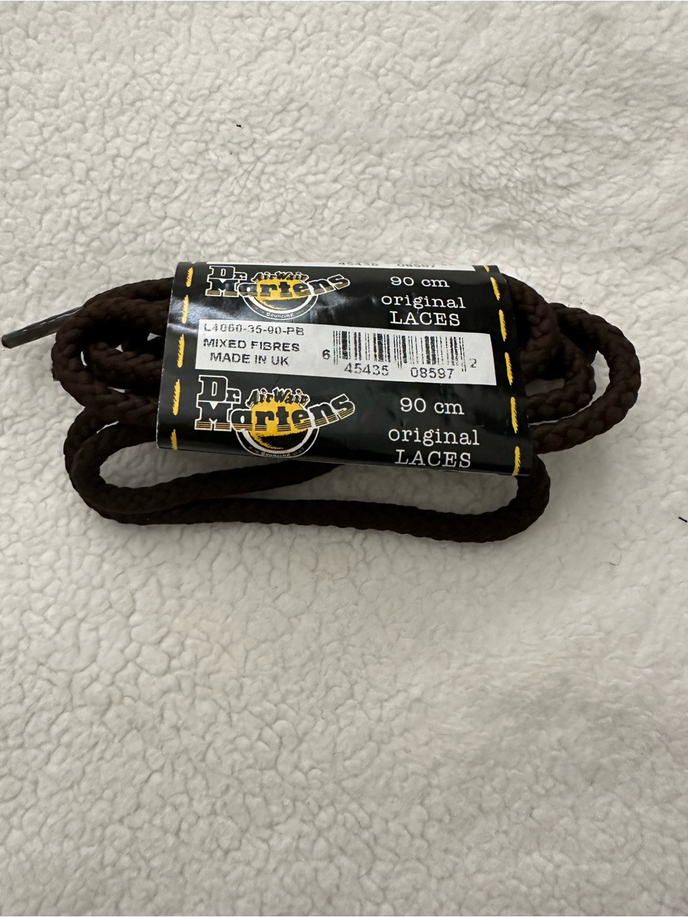 Dr. Martens Original Braided Laces - Dark Brown 90cm